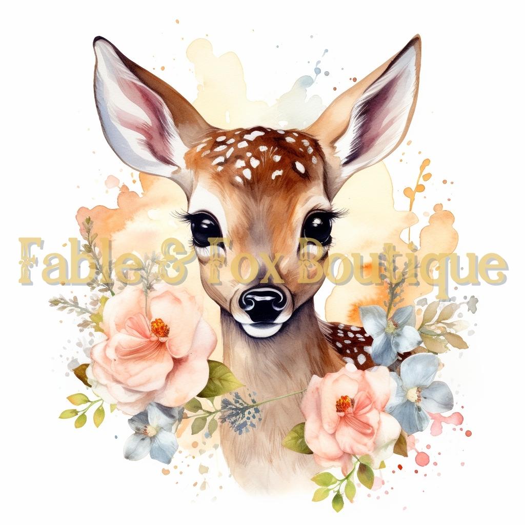 12 x 12" Print - Fawn