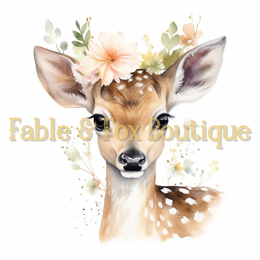 12 x 12" Print - Fawn 2